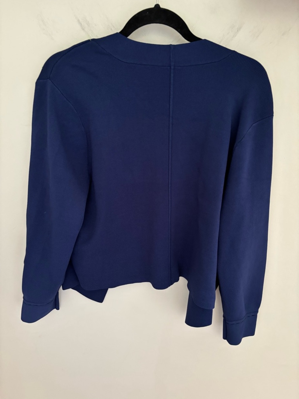 MM LAFLEUR Sant Abroeus Jardigan Navy Blue Cardigan Size +2 - Picture 4 of 6